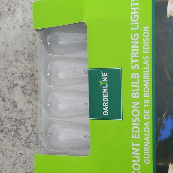Gardenline Accents Nwot Count Gardenline Edison Bulb String Lights
